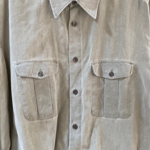 Ermenegildo Zegna button down shirt made in Italy size L - Picture 9 of 16